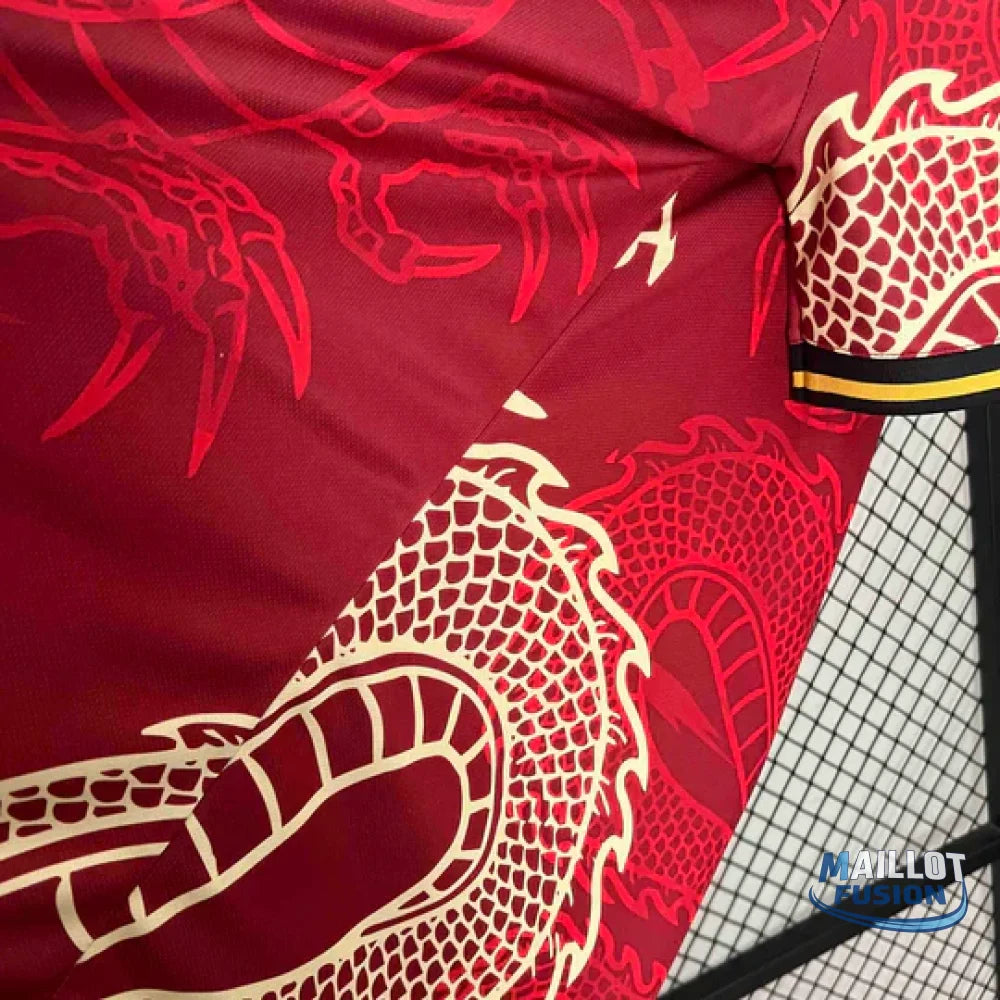 Maillot 2024/25 Real Madrid Concept Dragon Rouge