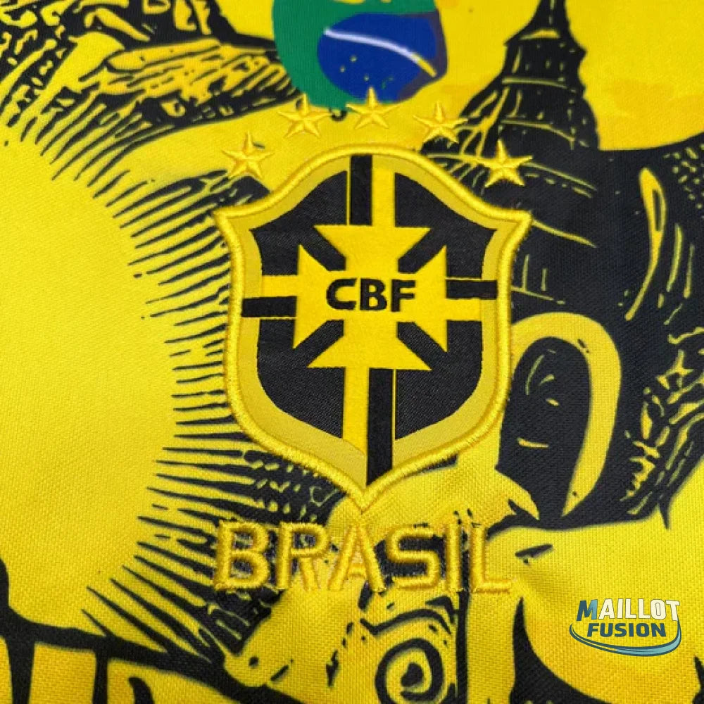 Maillot Brésil Concept 2024 Jaune
