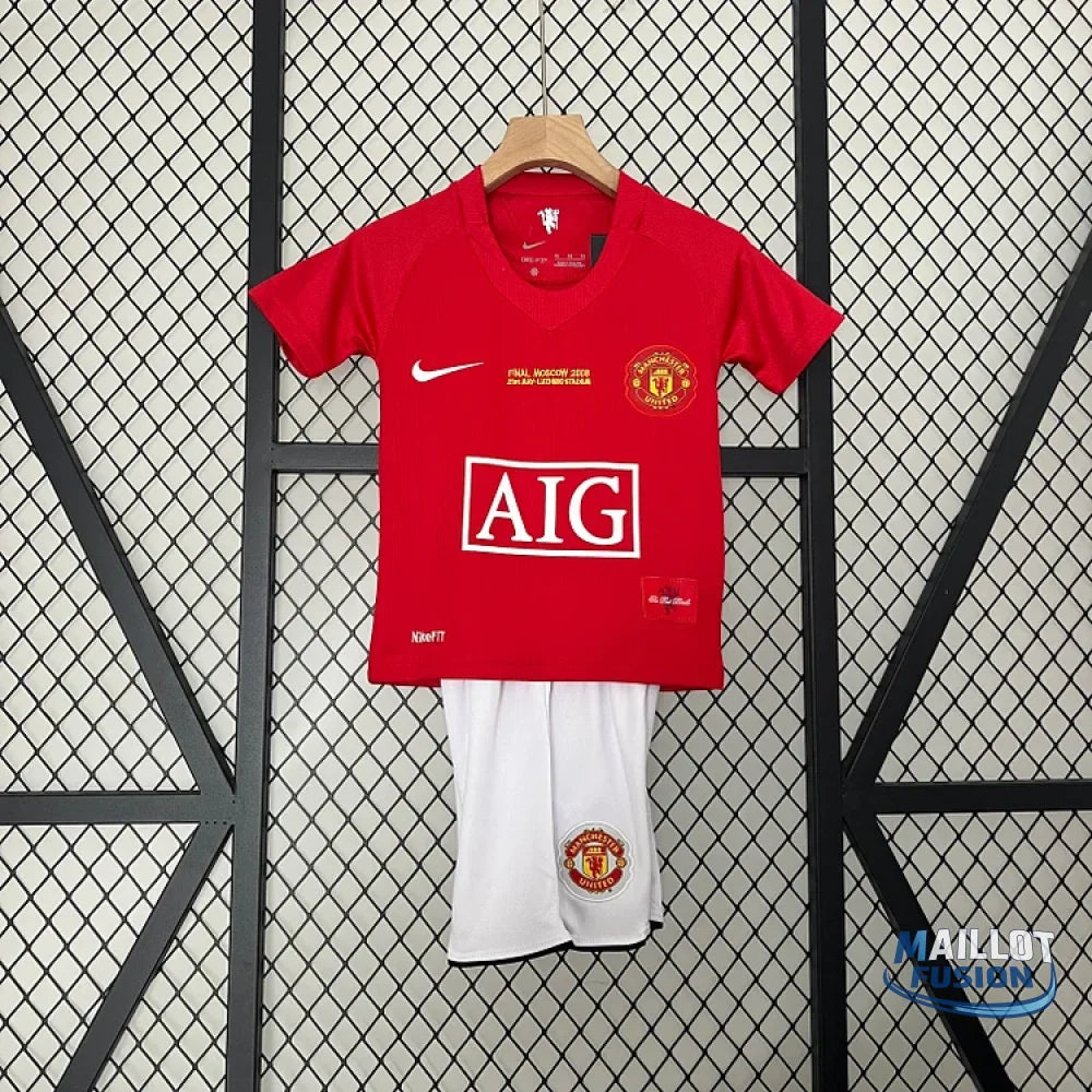 KIT ENFANT RÉTRO MANCHESTER UNITED 2008