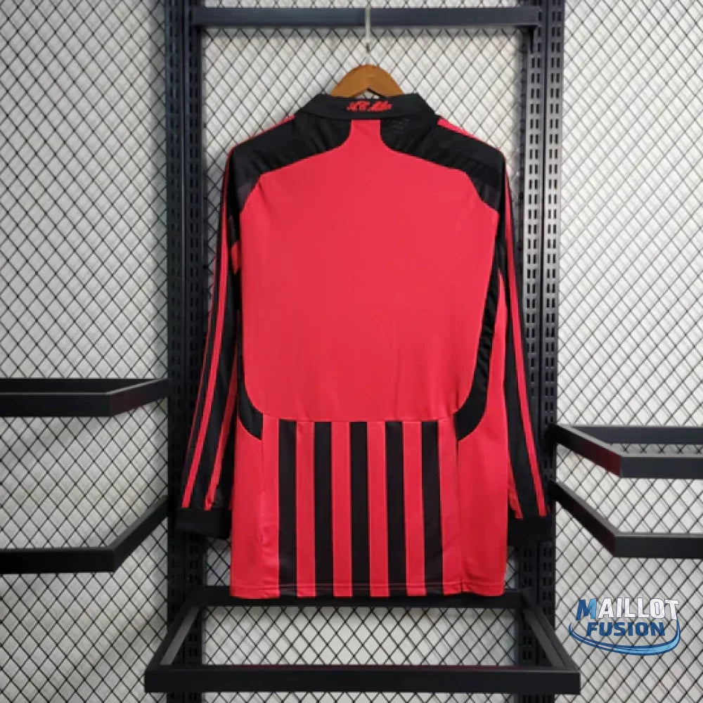 Maillot AC Milan Retro 2007 2008 Manche Longue