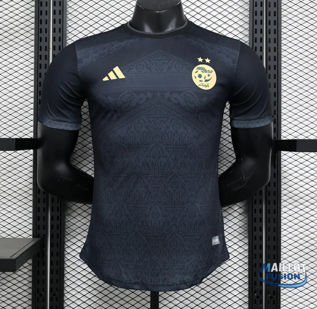 Maillot Algerie foot concept noir 2023 2024