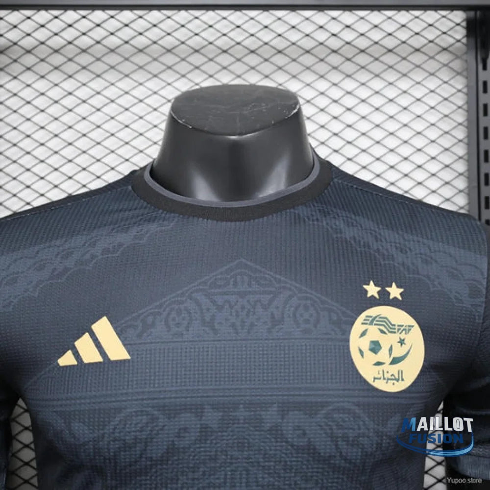 Maillot Algerie foot concept noir 2023 2024