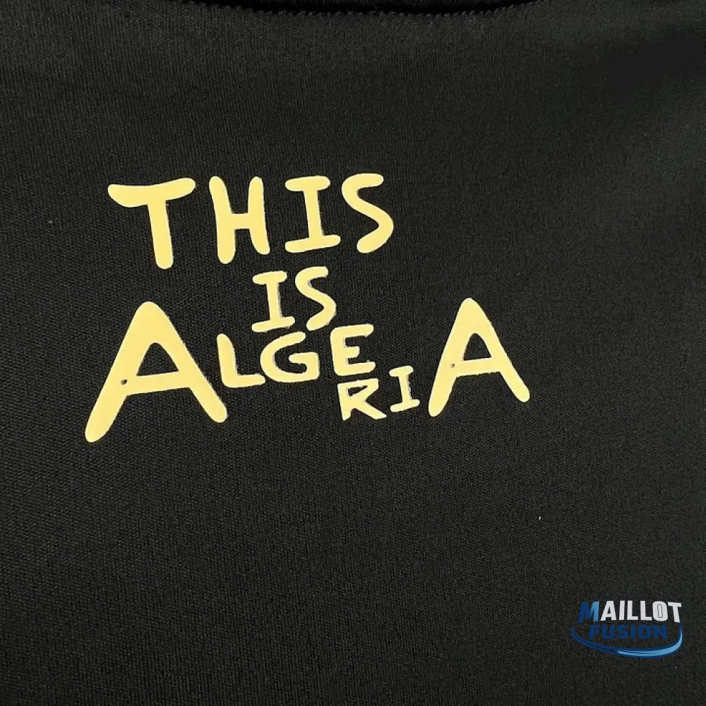 Maillot Algérie noir 2025 2026