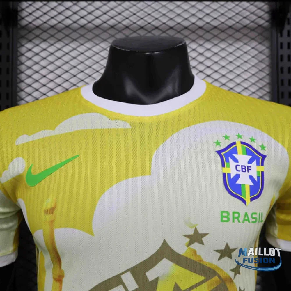 Maillot Brésil Concept 2025 Jaune