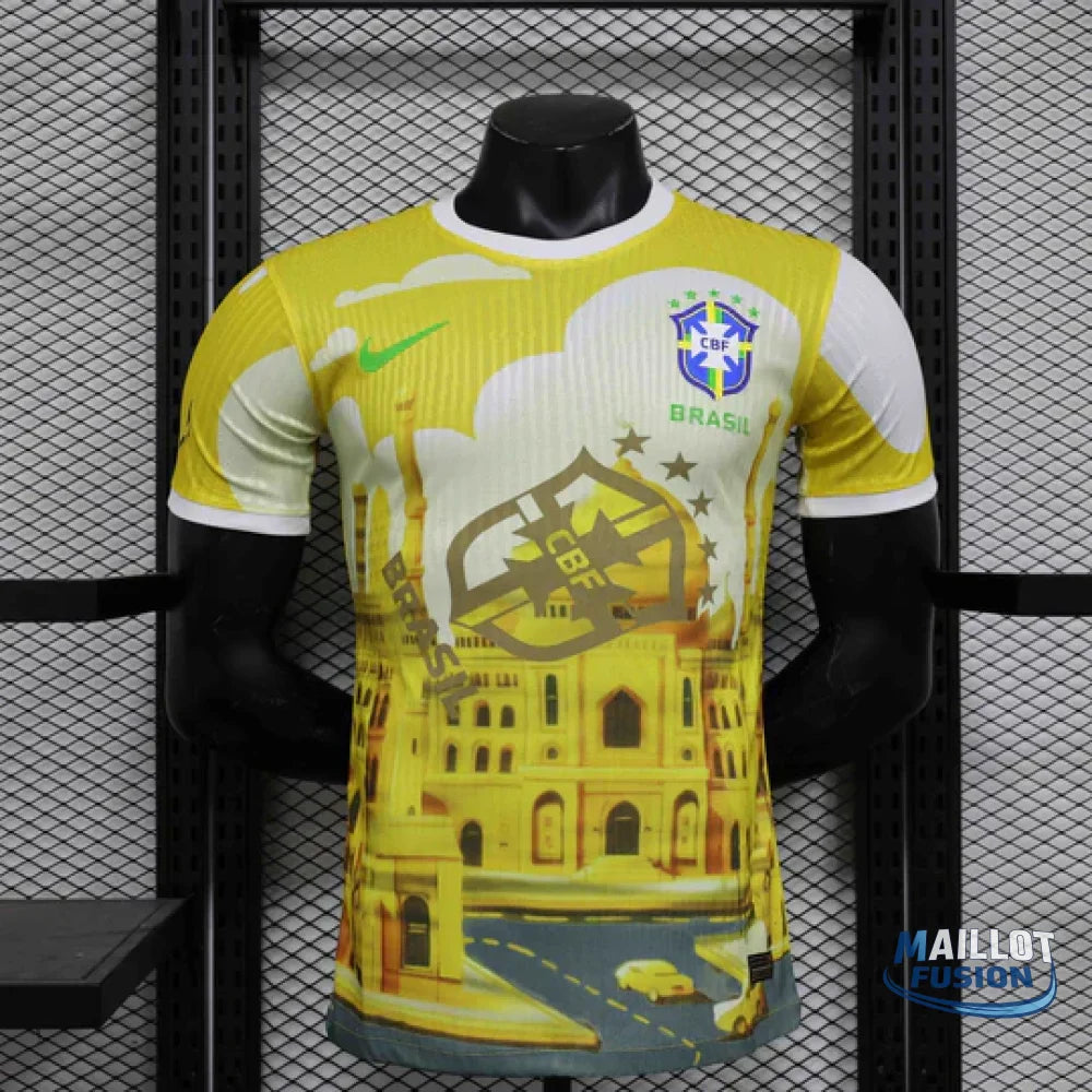 Maillot Brésil Concept 2025 Jaune
