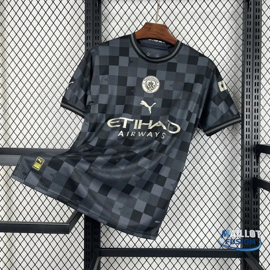 Maillot City foot noir concept Louis Vuitton 2024 2025