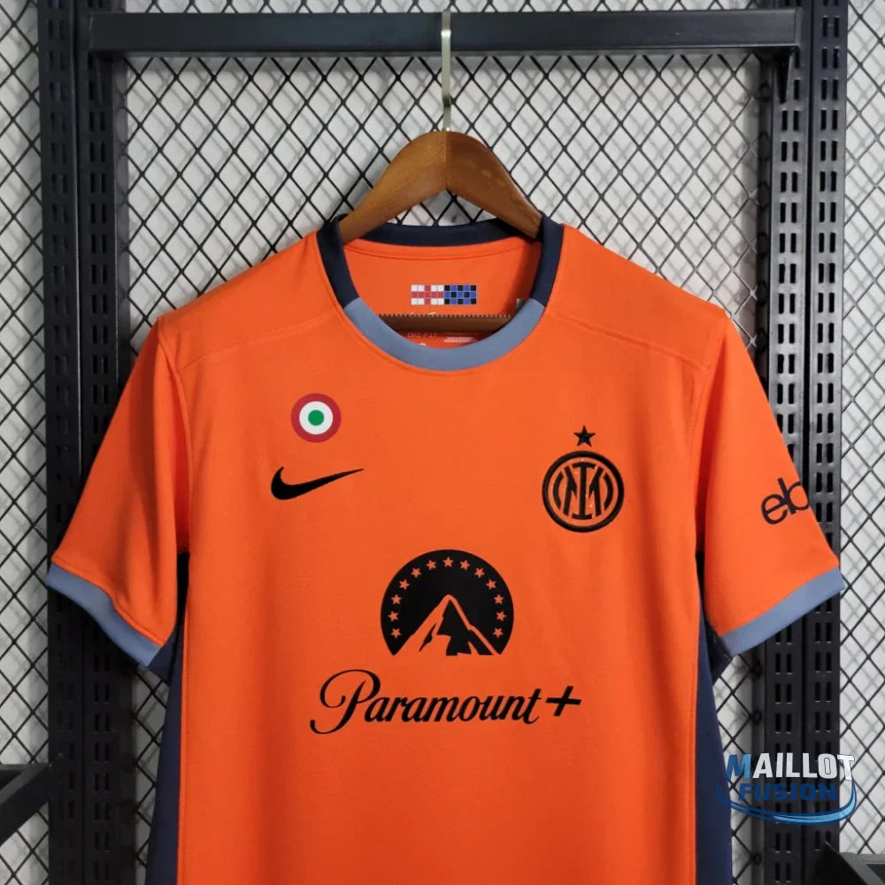 Maillot Inter Milan Foot Third Orange 2023 2024