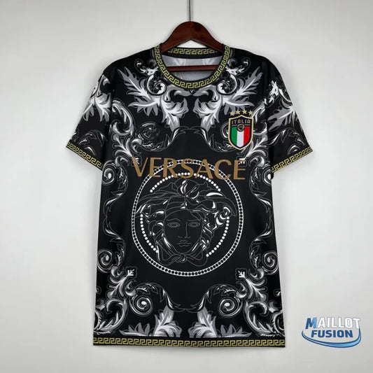 Maillot Italie saison 2023-2024 collab Versace noir