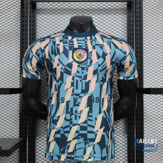 Maillot Manchester City Blue Retro Style Special Edition Shirt 24-25