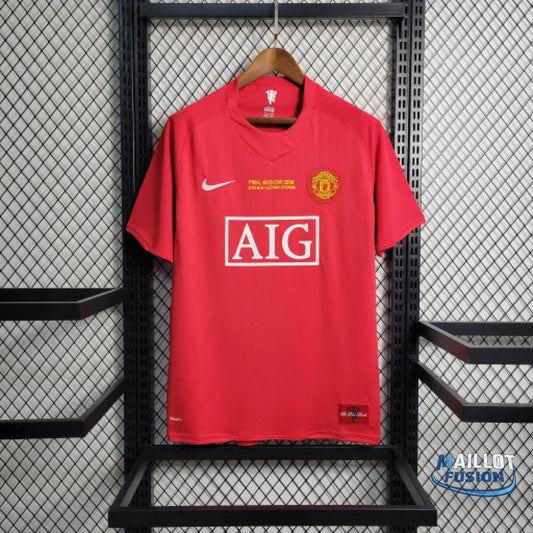Maillot Manchester United saison 2007-2008 domicile rétro