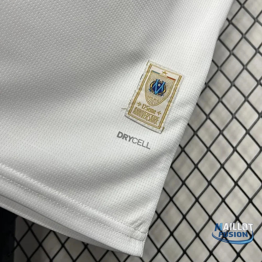 Maillot Olympique de Marseille foot 125 ans 2024 2025 OM blanc