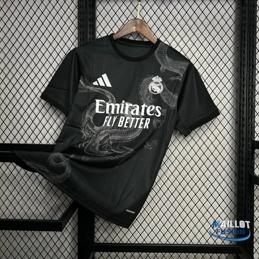 Maillot Real Madrid foot 2024 2025 Noir
