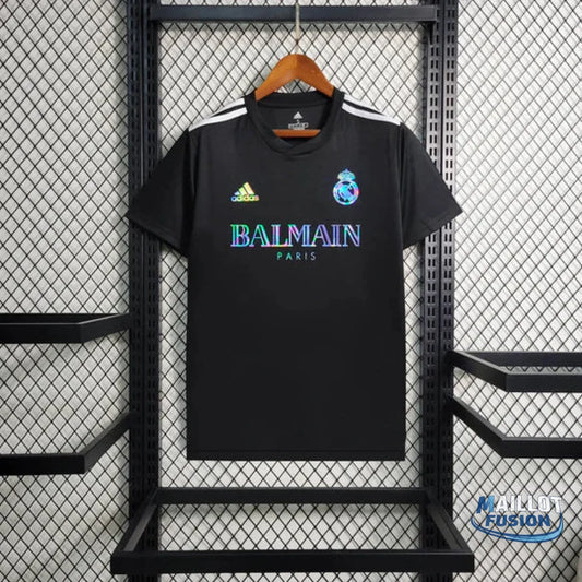 Maillot Real Madrid foot Balmain Noir 2023 2024