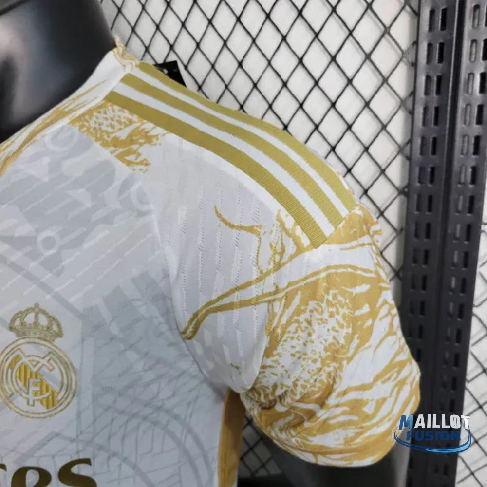 Maillot Real Madrid saison 2023-2024 édition limitée doré